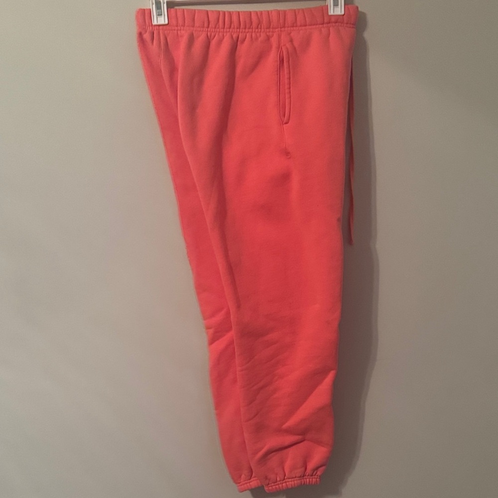 Men Orange /Peach Sweatpants - Picture 4 of 6
